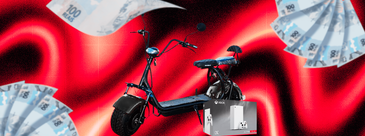 Banner SONHO PREMIADO PRÊMIOS DE ATÉ R$5.000,00 